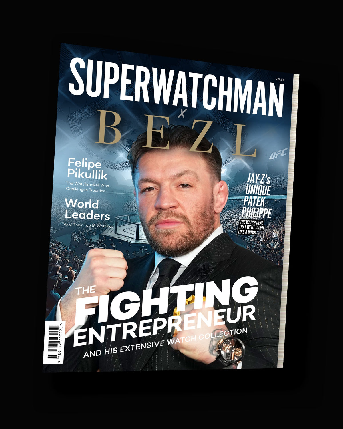 Superwatchman Magazine 2024 — Conor McGregor x BEZL cover