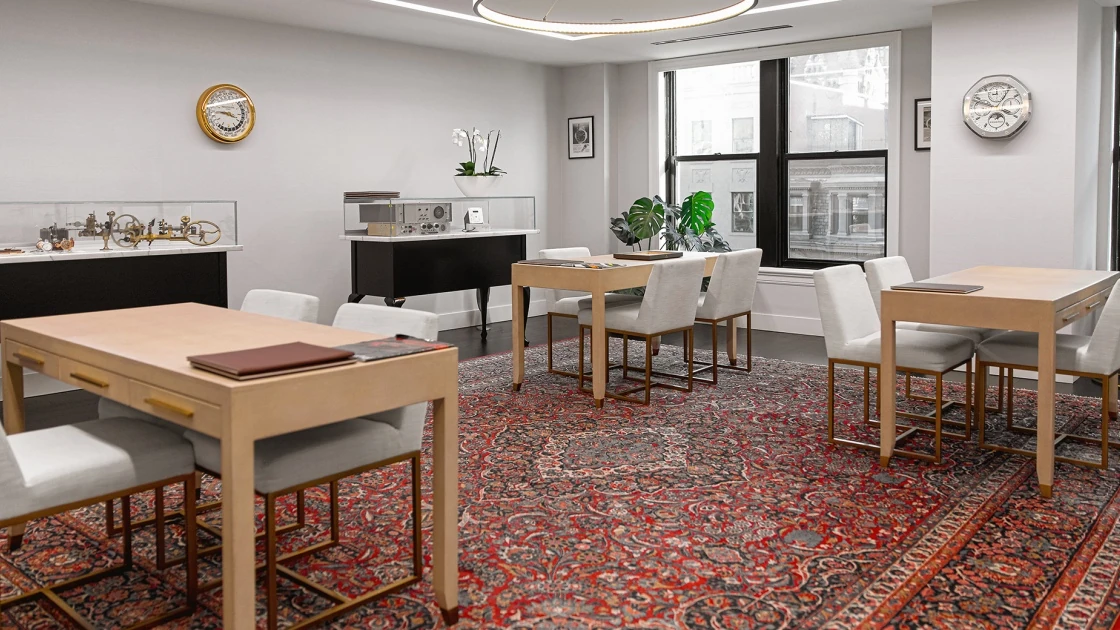 European Watch Company showroom in Boston