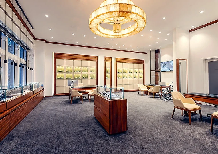 Luxury Watches Stockholm boutique interior on Grev Turegatan