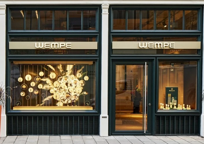 Wempe boutique at Neuer Wall in Hamburg