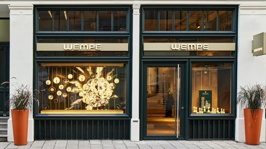 Wempe boutique at Neuer Wall in Hamburg