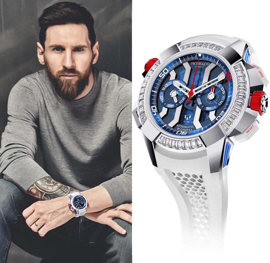 Lionel Messi Endorsements: Partners with Jacob. and Co