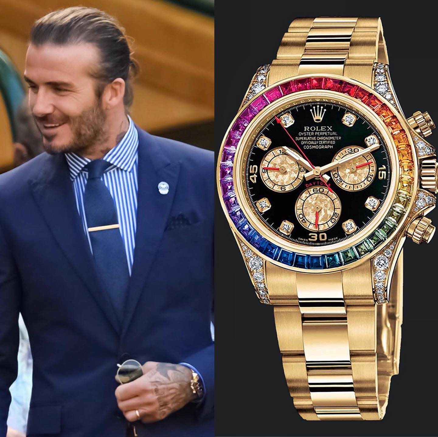 David Beckham - Rolex | Superwatchman.com