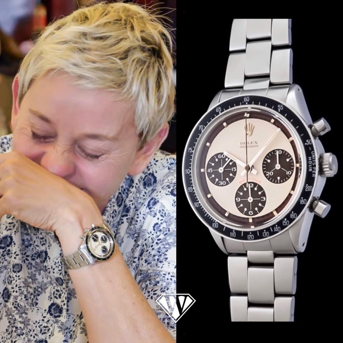 Ellen DeGeneres - "Paul Newman” Rolex