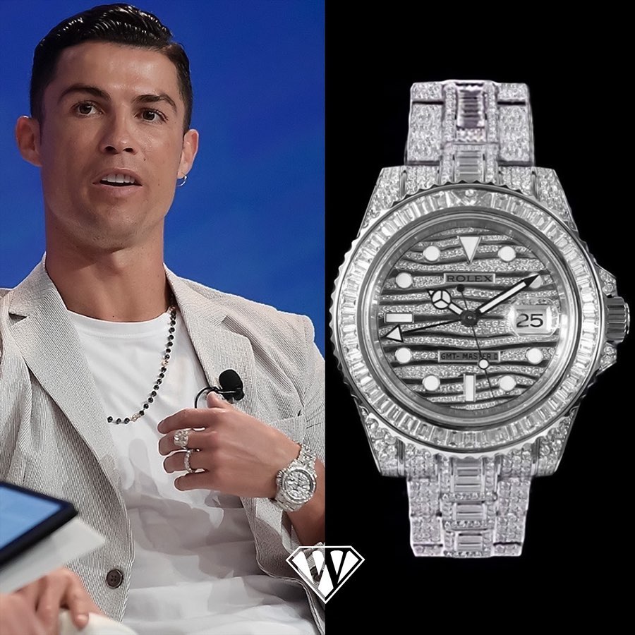 Cristiano Ronaldo Diamond Watches Rolex 