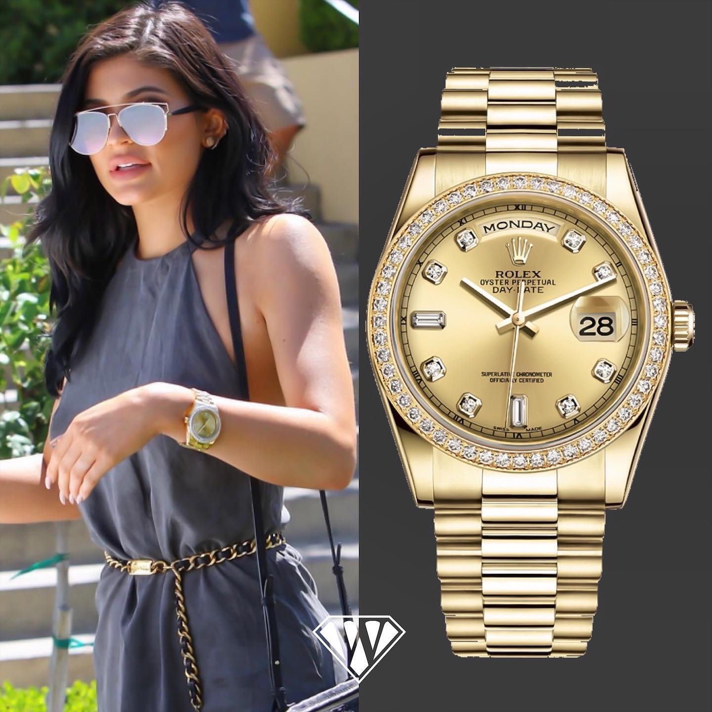 Kylie Jenner - Rolex Day-Date President 