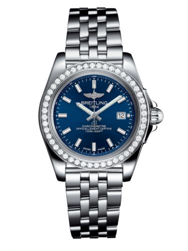 Galactic 32 Sleek Edition Stainless Steel / Diamond / Horizon Blue / Bracelet