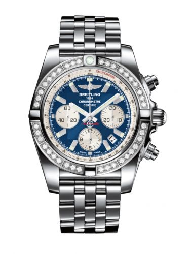 Chronomat 44 Stainless Steel / Diamond / Metallica Blue / Bracelet