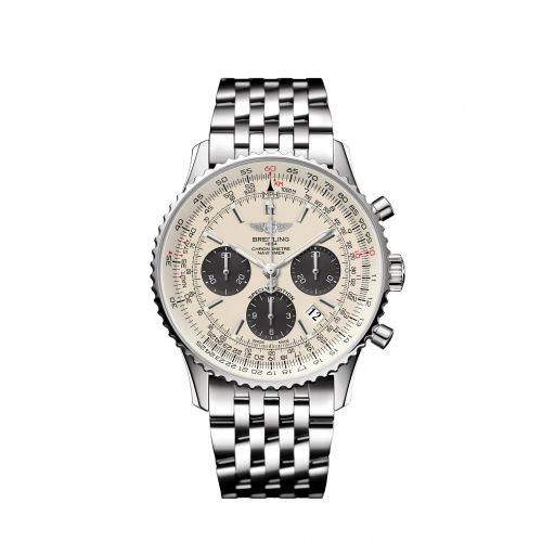 Navitimer 1 B01 Chronograph 43 Stainless Steel / Silver Grey / Japan Special Edition