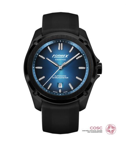 Essence Leggera Automatic Chronometer Electric Blue / Rubber