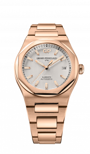 Laureato 38 Automatic Pink Gold / Silver