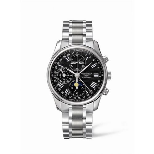 Master Collection 40 Chronograph Calendar Stainless Steel / Black / Bracelet
