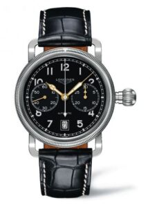 Avigation Oversize Crown Single Push-Piece Chronograph