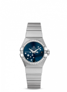 Constellation Co-Axial 27 Brushed Stainless Steel / Diamond / Orbis