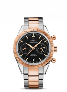 Speedmaster 57 Co-Axial Stainless Steel / Red Gold / Black / Bracelet