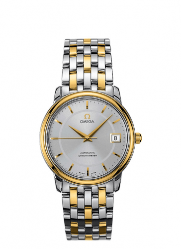 De Ville Prestige Automatic 34.7 Stainless Steel / Yellow Gold / Silver / Bracelet