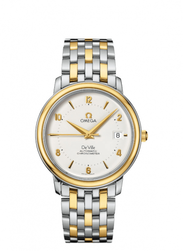 De Ville Prestige Automatic 36.5 Stainless Steel / Yellow Gold / Silver / Bracelet