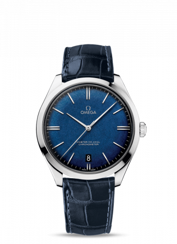 De Ville TrÃ©sor White Gold / Blue Enamel