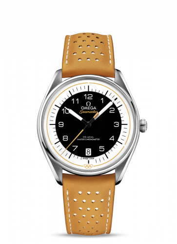 Seamaster Master Co-Axial 39.5 Olympic Timekeeper Stainless Steel / Black / Yellow