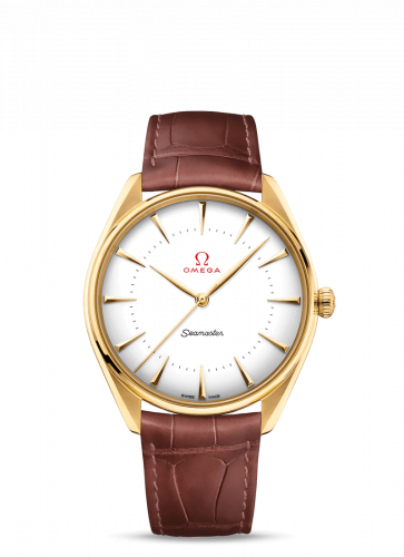 Seamaster Master Co-Axial 39.5 Olympic Games Gold Yellow Gold / Enamel / Alligator