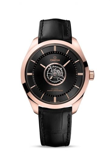 Omega - De Ville TrÃ©sor Tourbillon Sedna Gold / Black - Superwatchman.com
