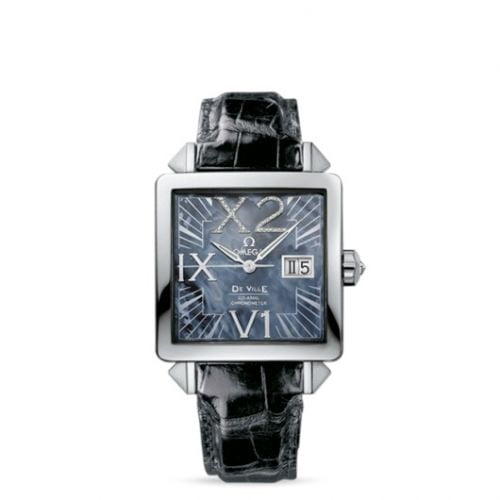 De Ville X2 Co-Axial 35 Big Date Stainless Steel / MOP