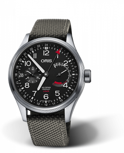 Big Crown ProPilot Calibre 114 Stainless Steel / Black / Textile