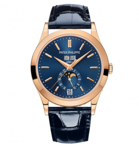 Annual Calendar 5396 Rose Gold / Blue