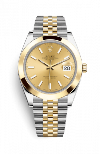 Datejust 41 Rolesor Yellow Smooth / Jubilee  / Champagne