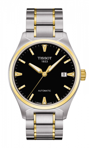T-Tempo Automatic Stainless Steel / Yellow Gold PVD / Ivory / Bracelet
