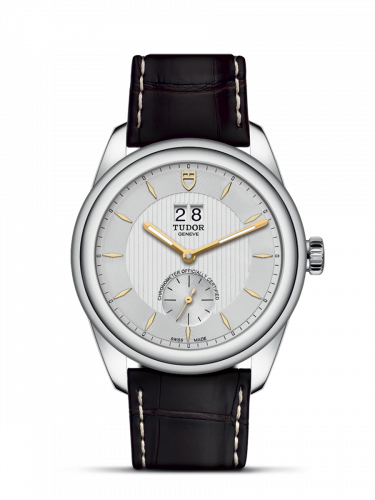 Glamour Double Date Stainless Steel / Silver-Gold / Strap