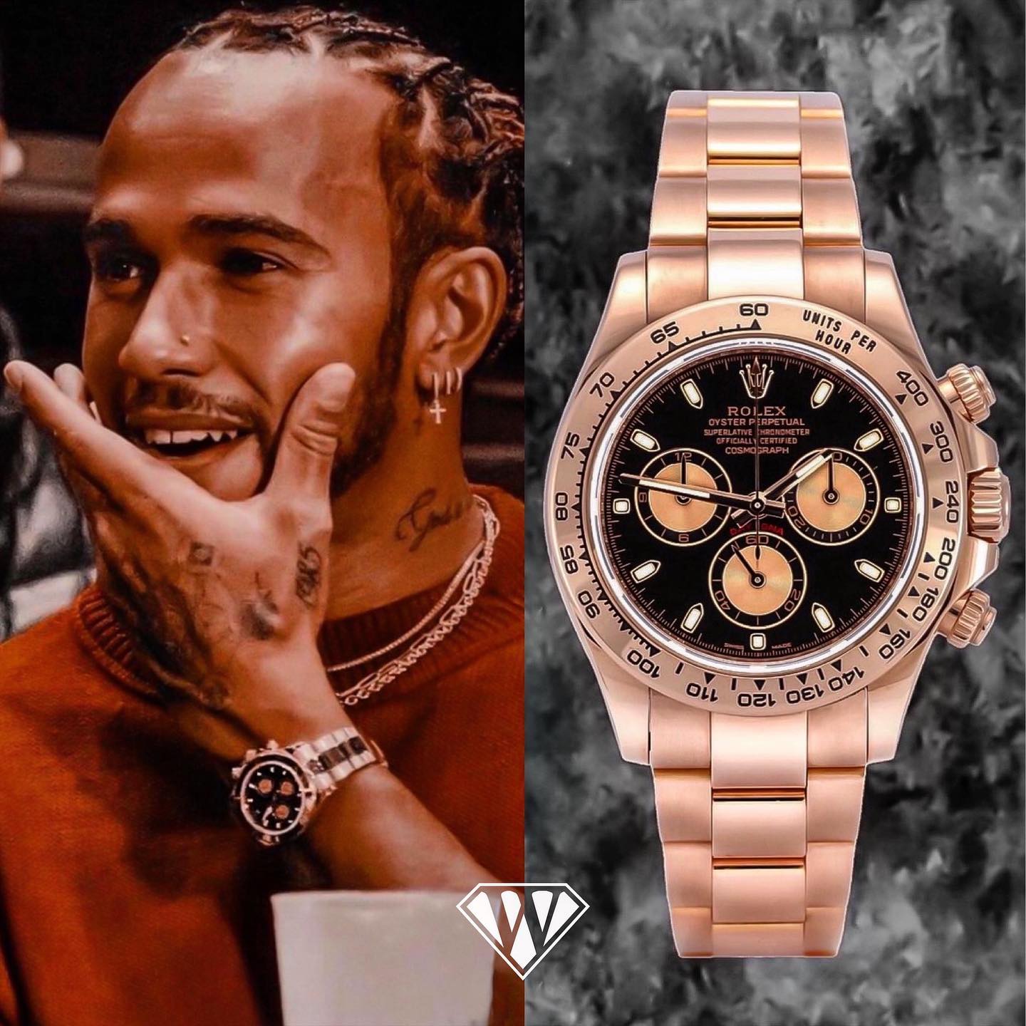 Always with us V' - Lewis Hamilton remembers Louis Vuitton