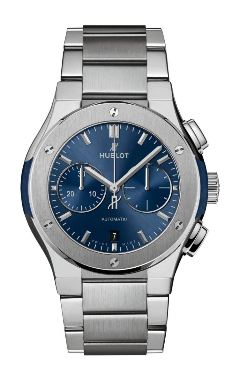 Hublot - Classic Fusion Chronograph Titanium Blue Bracelet