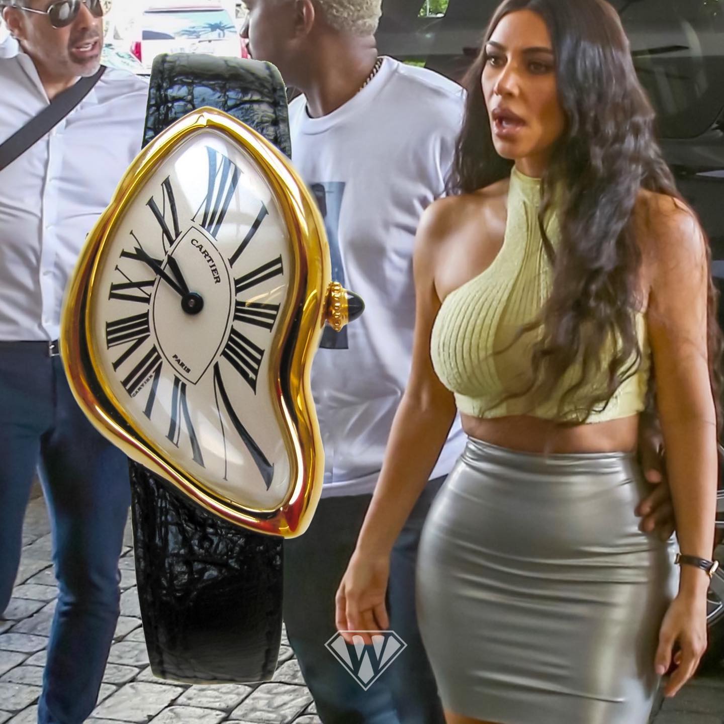Kim Kardashian - Cartier Tank “Crash 