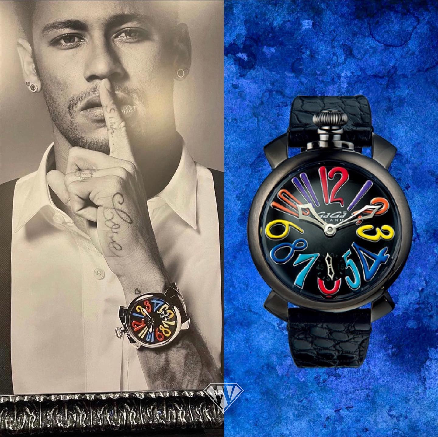 Neymar Jr. - GaGa Milano in stainless steel - Superwatchman.com