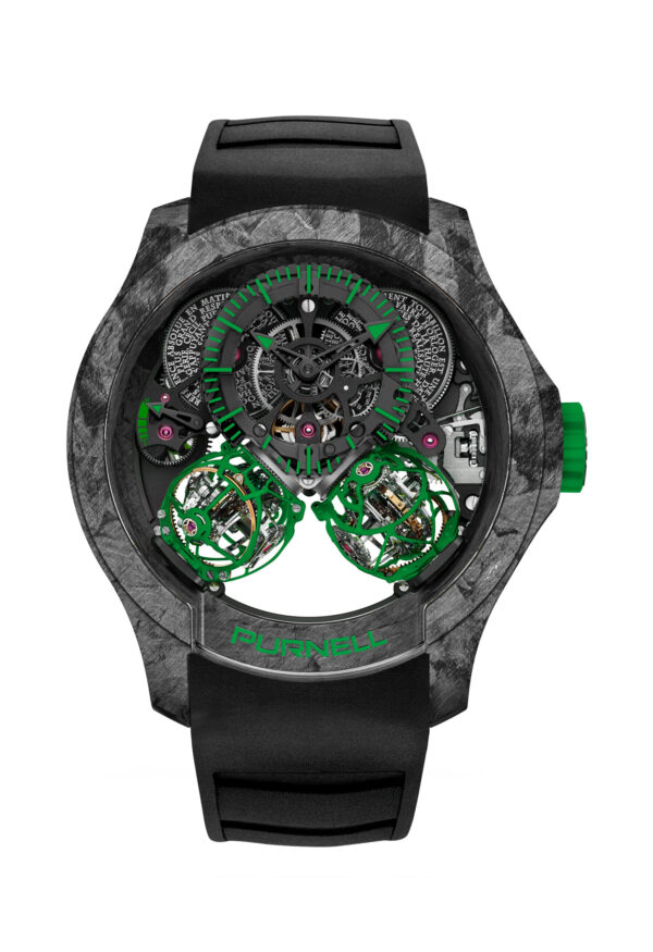 Escape II Forged Carbon - Green - 48mm