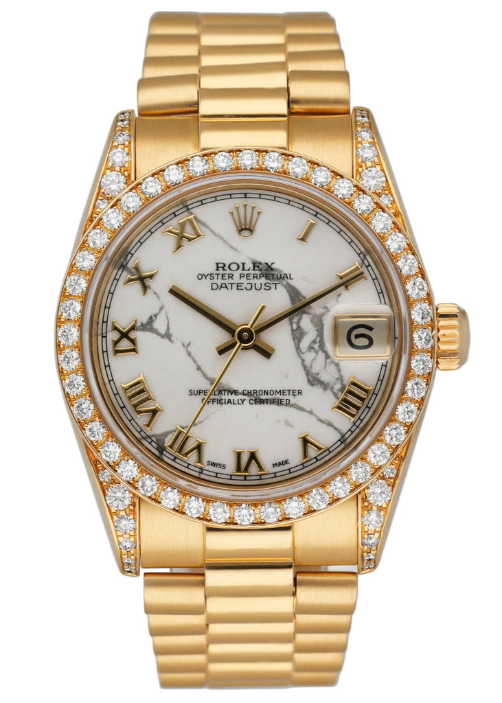 Rolex Datejust President Marble Dial
