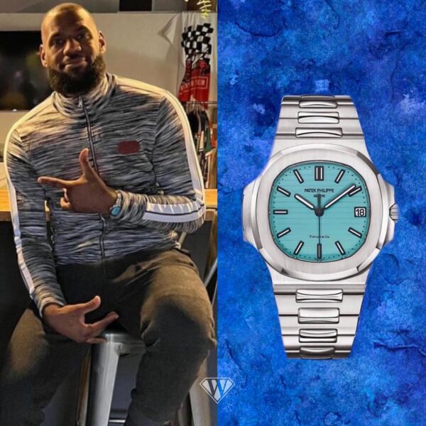 LeBron James - Patek Philippe Nautilus âTiffany Dial' - Superwa