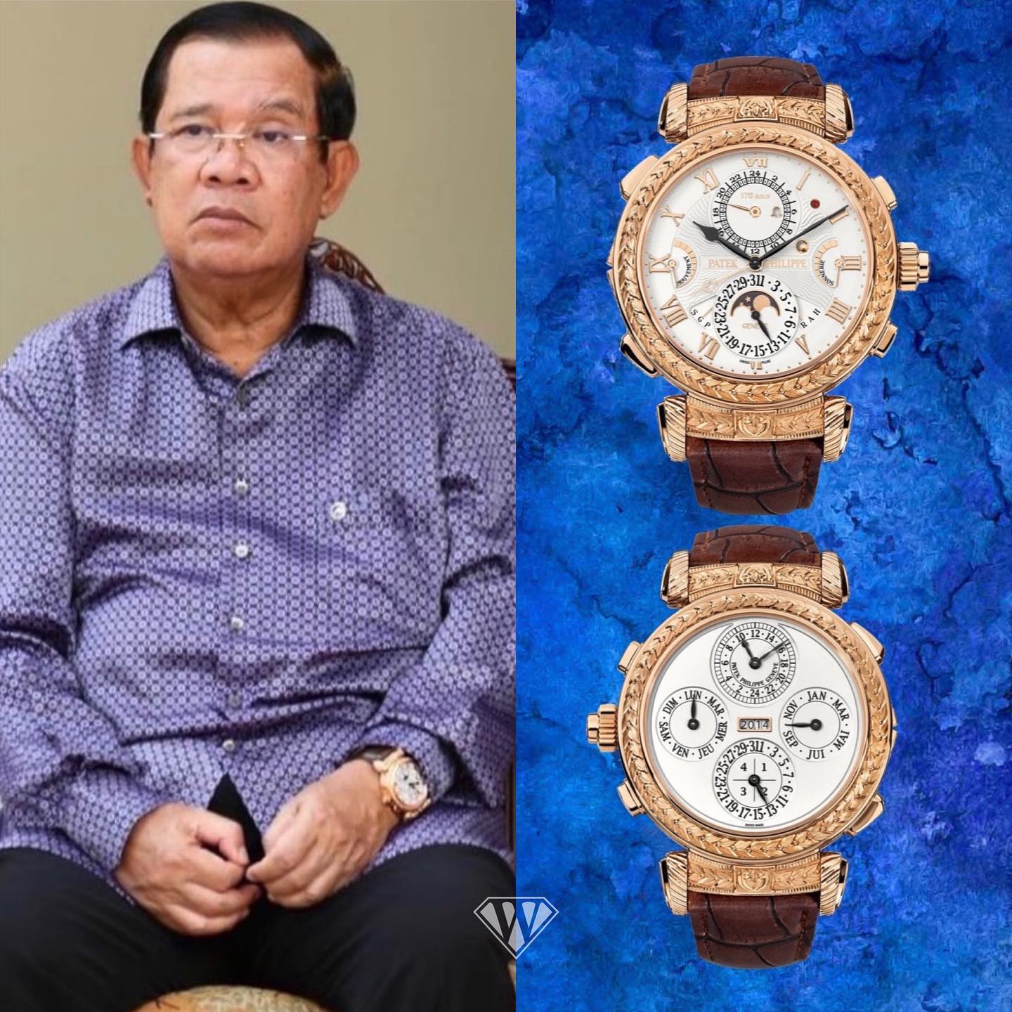 CEO of LVMH with an exceptional Patek Philippe Nautilus 5740G - S