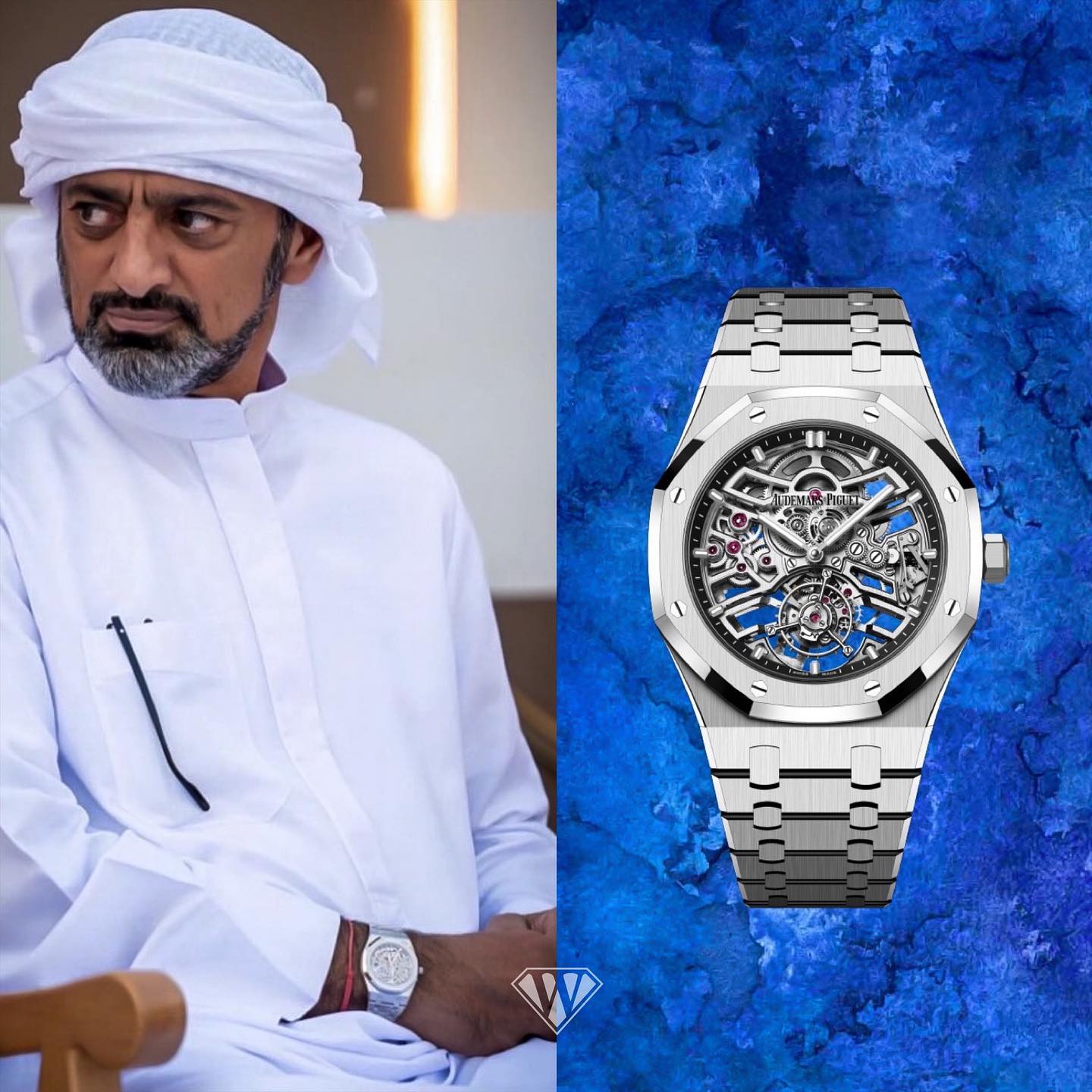 Sheikh Ammar has added a new piece to his collection - Superwatch