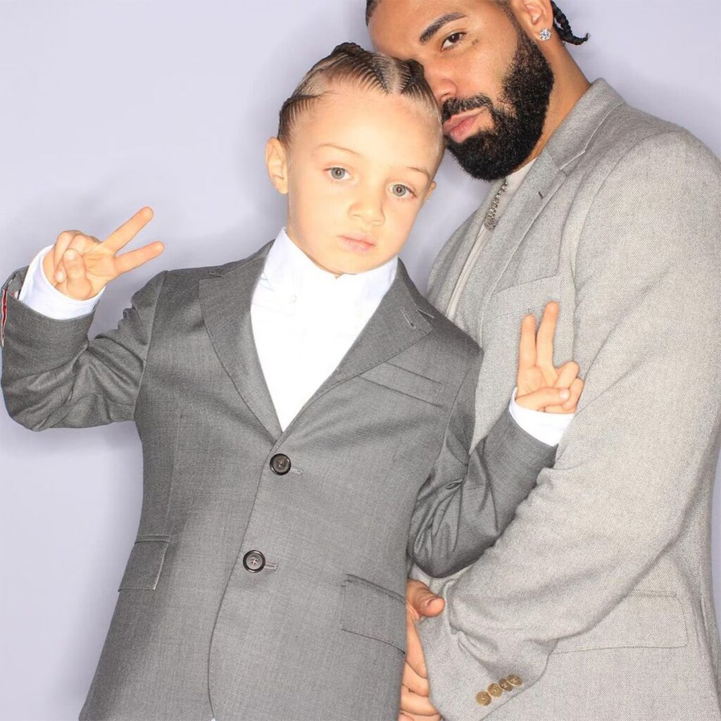 Drake was spotted wearing a Rolex Cosmograph Daytona 116506 in platinum.