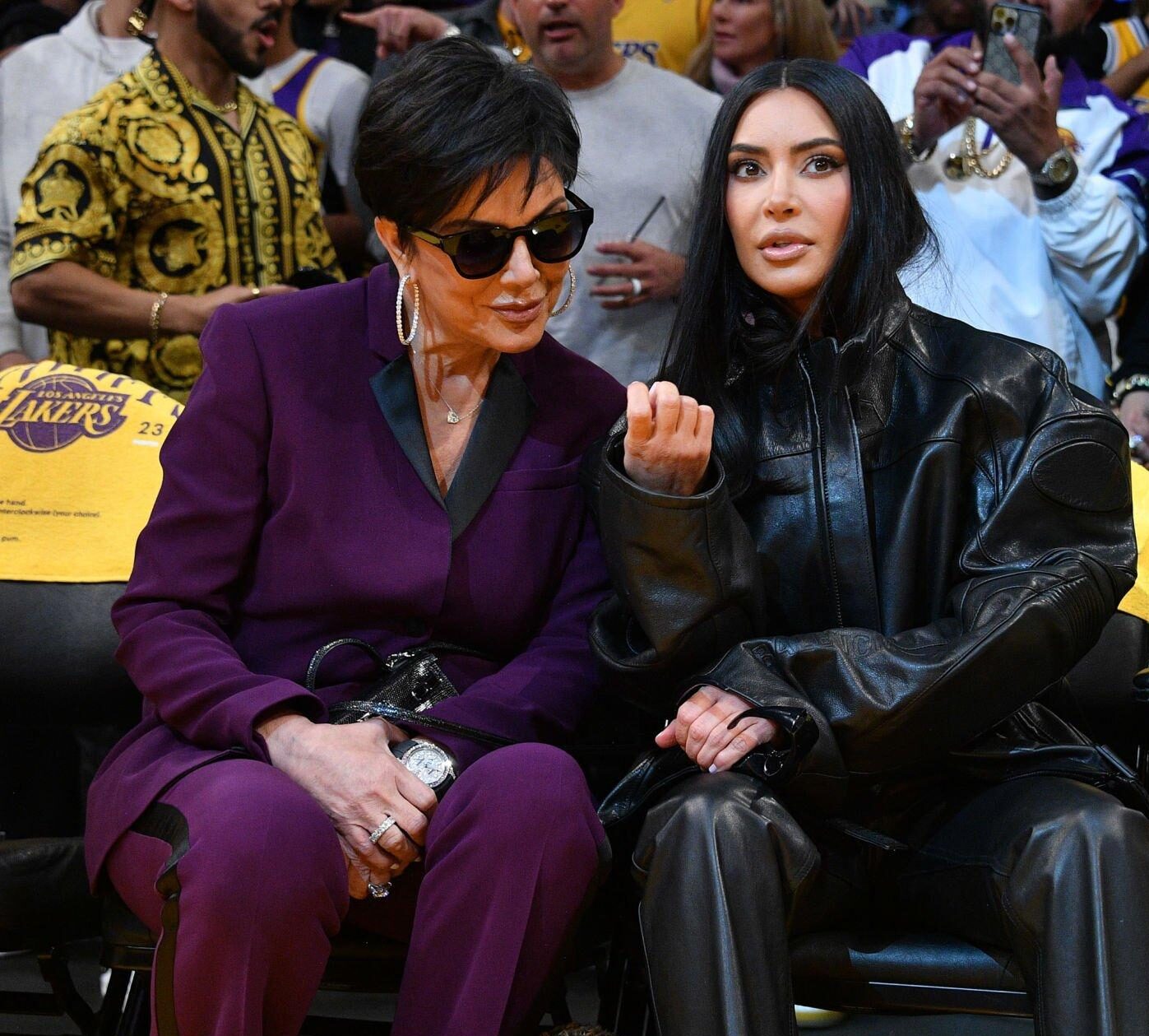 Kris Jenner Wears Exclusive $115,000 Diamond-Encrusted Rolex to Lakers Game