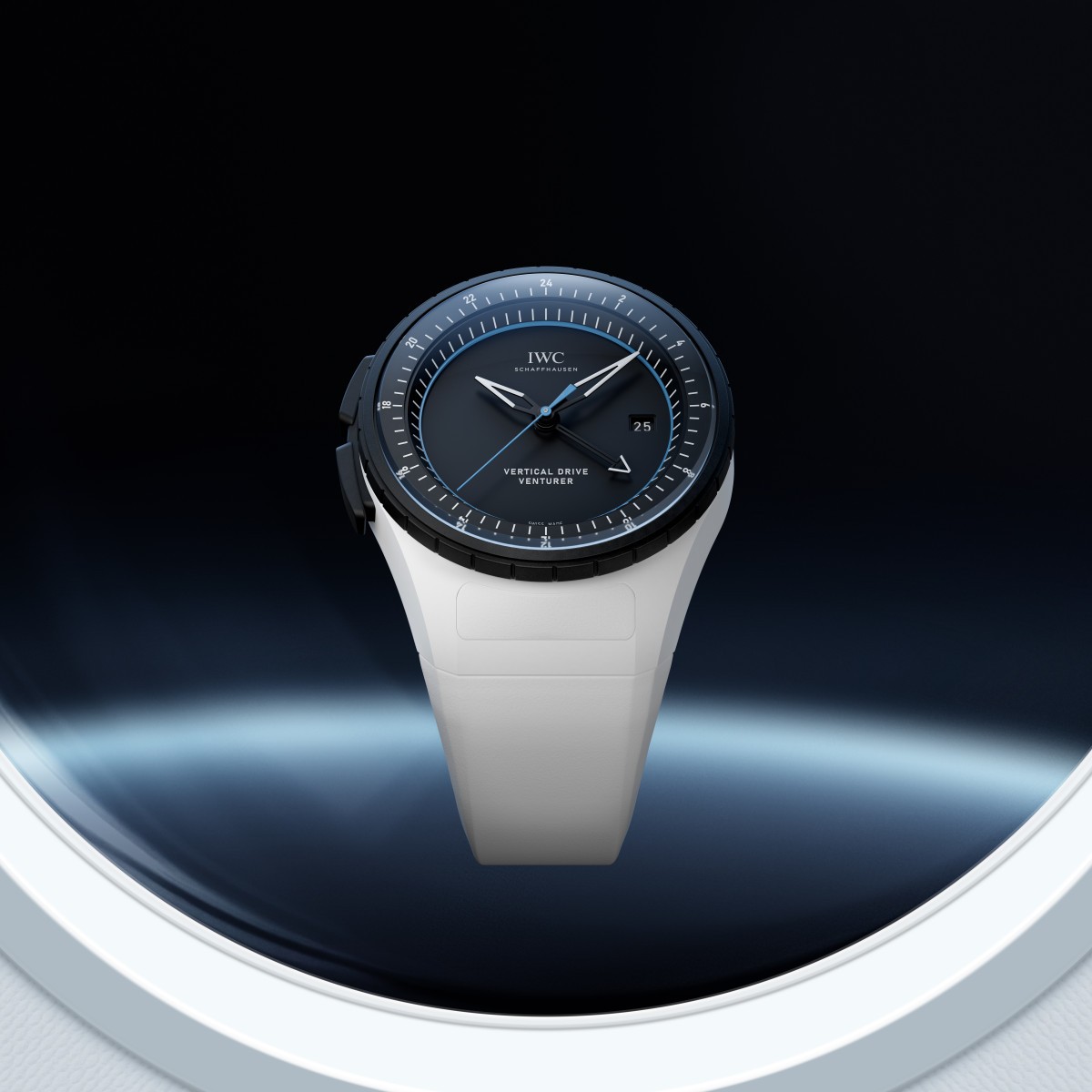 IWC Pilot’s Venturer Vertical Drive IW328601 in white ceramic